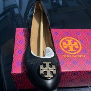 Tory Burch Claire Elastic Ballet in Perfect Black